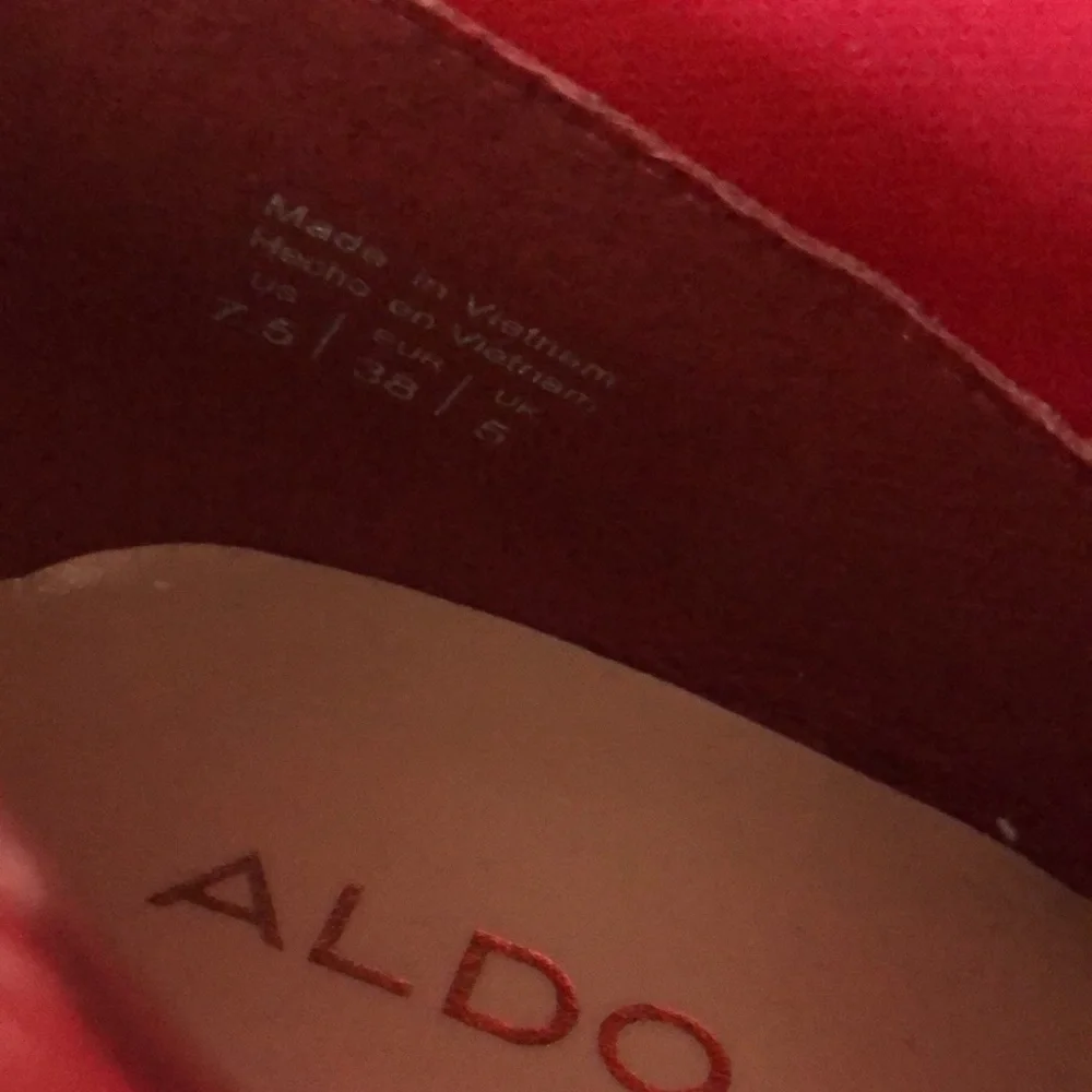 Aldo Fraresa Red Over-the-Knee Stiletto Boots - Women size 7.5